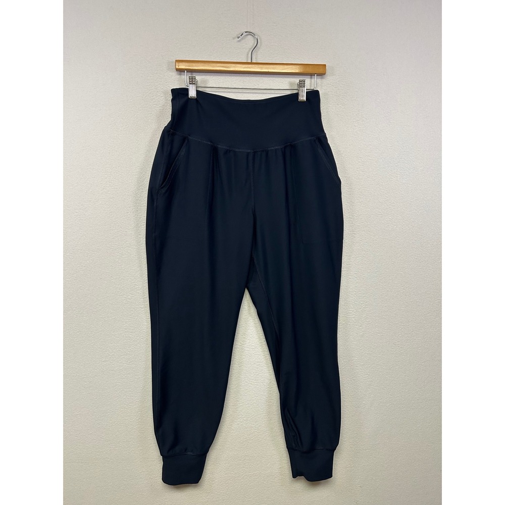 Old Navy Athleisure Activewear Womens Large Navy Blue High Waisted Joggers